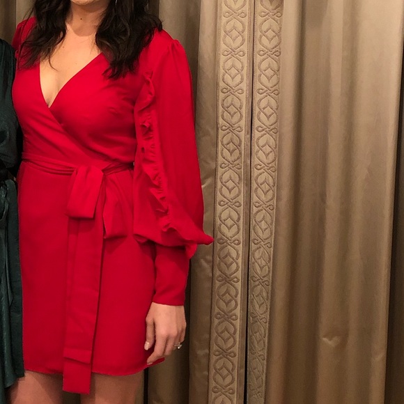 Keepsake red dress - Picture 3 of 4